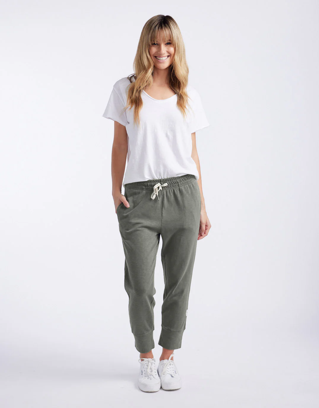 3/4 Brunch Pants - Khaki - Image 3