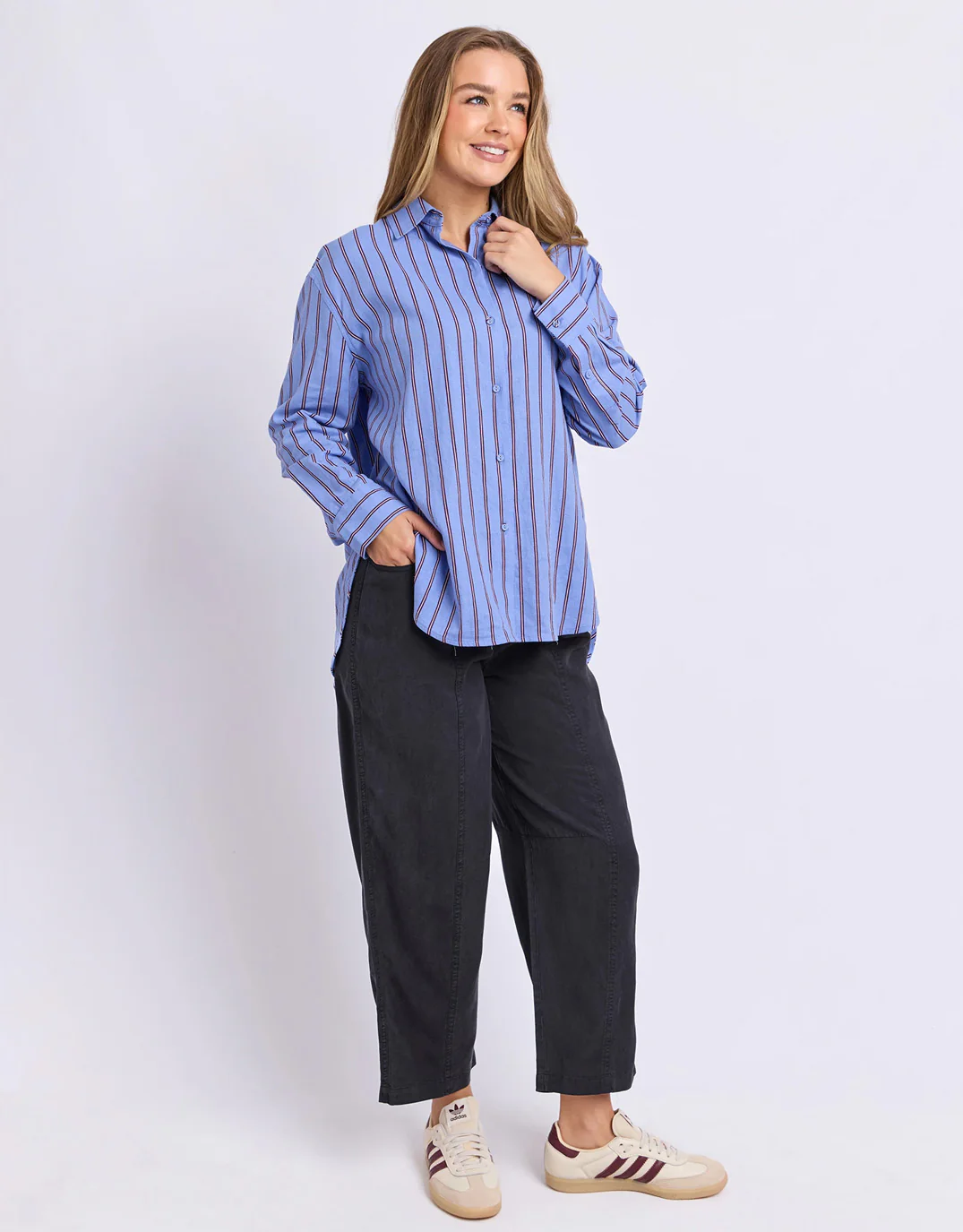 Alba Shirt - Cornflower Blue - Image 3