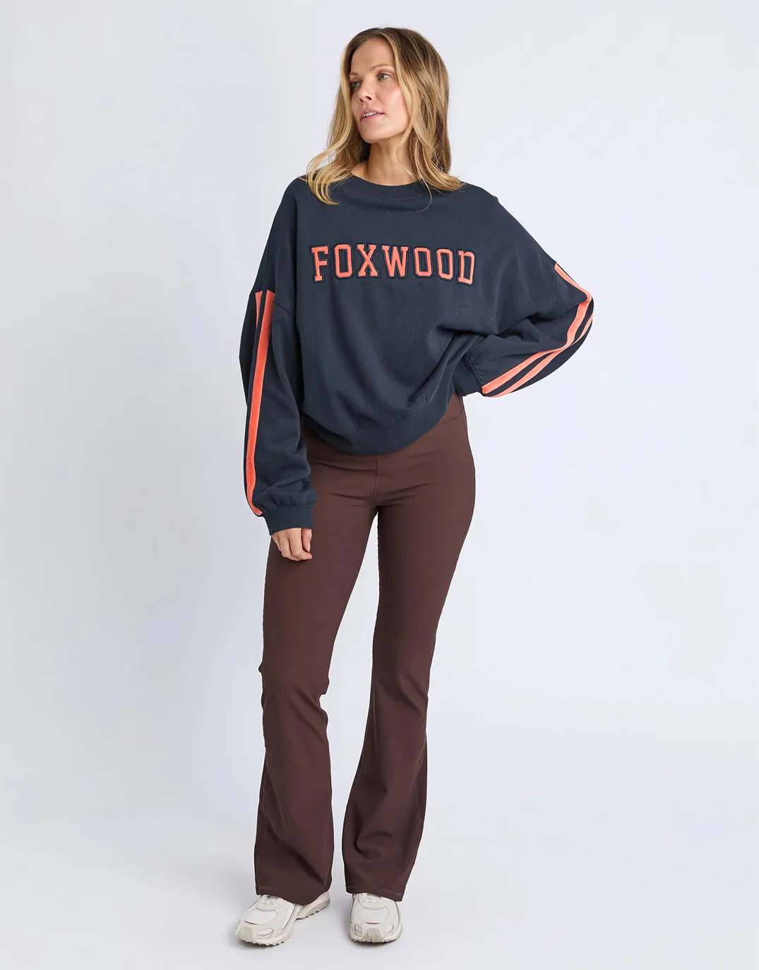 Elevated Sunday Crew - Navy/Orange - Image 3