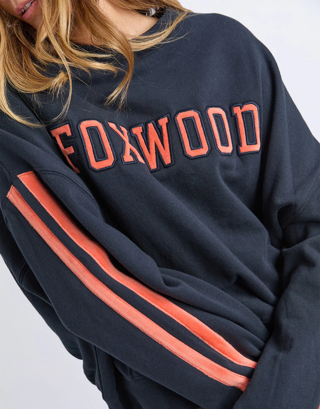 Elevated Sunday Crew - Navy/Orange - Image 6