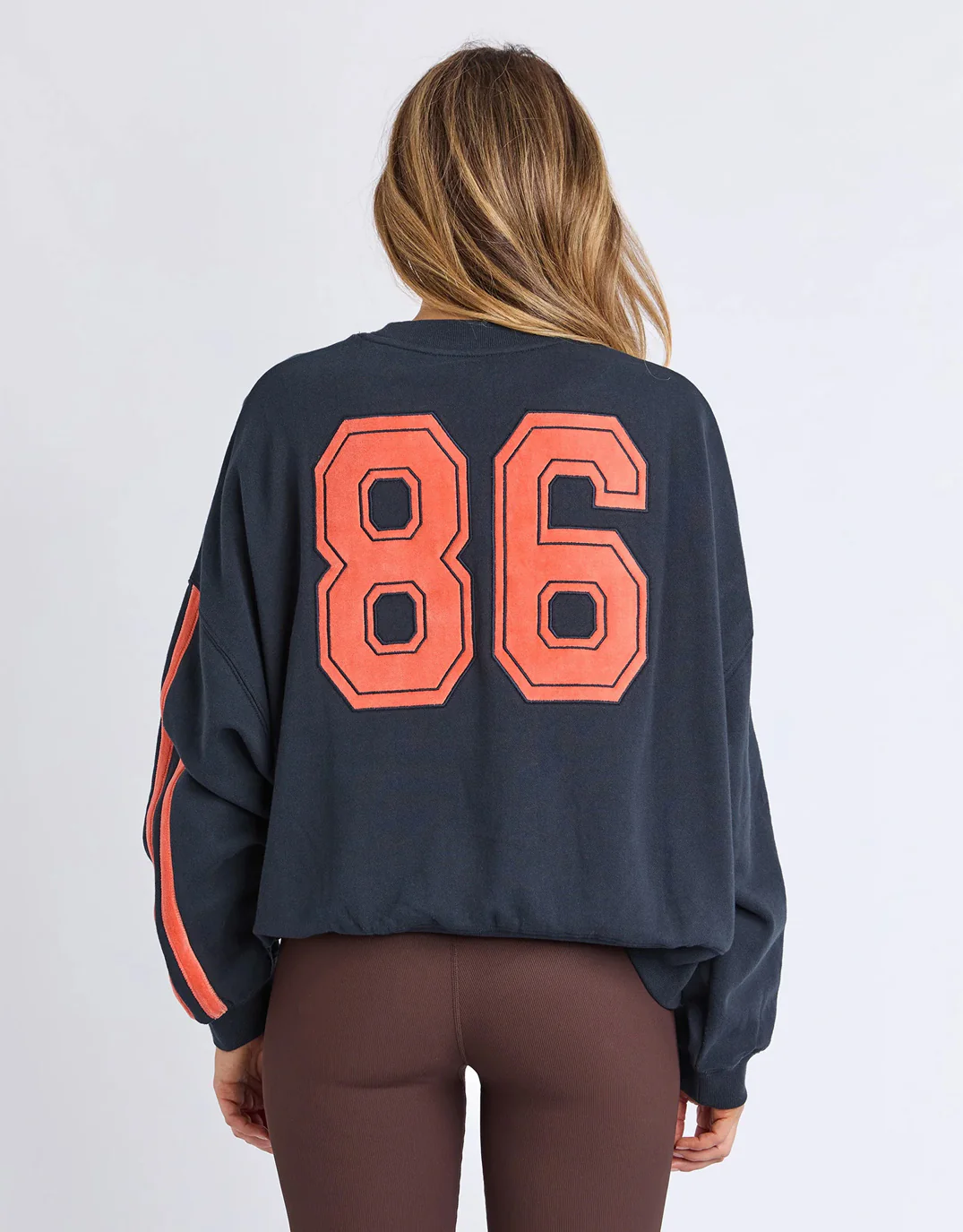 Elevated Sunday Crew - Navy/Orange - Image 7