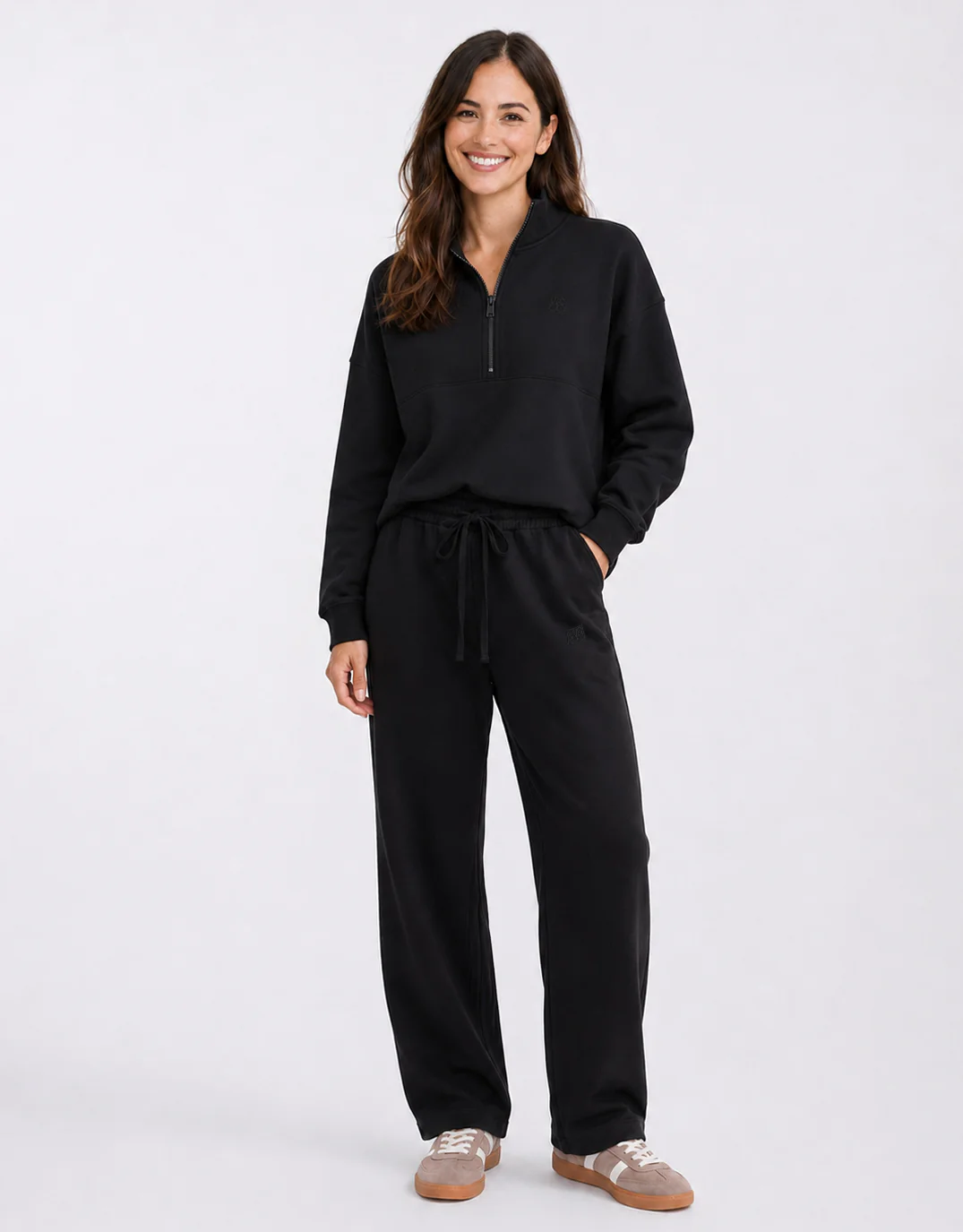 Escape Super Soft Half Zip Top - Black - Image 9