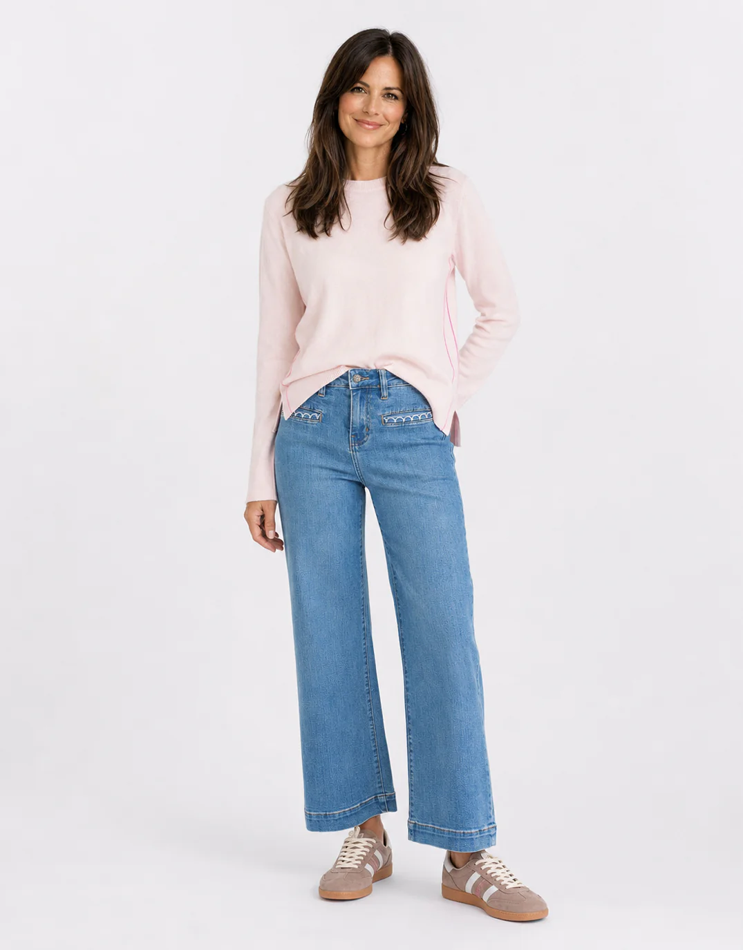 Freya Scallop Jean - 70's Blue - Image 2