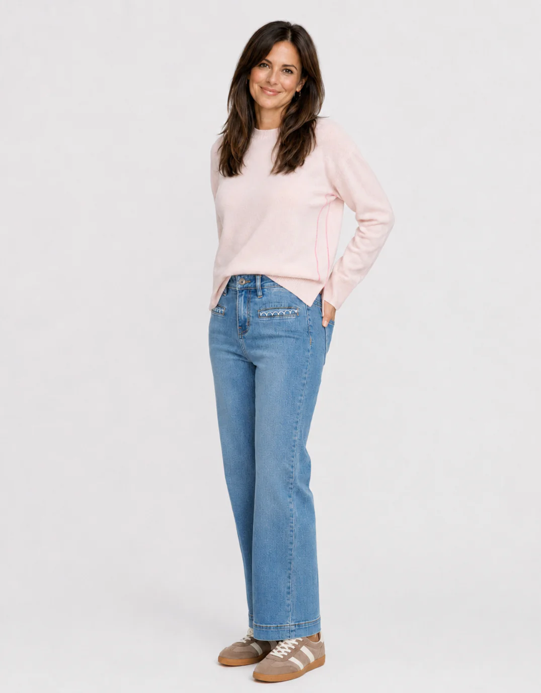Freya Scallop Jean - 70's Blue - Image 3