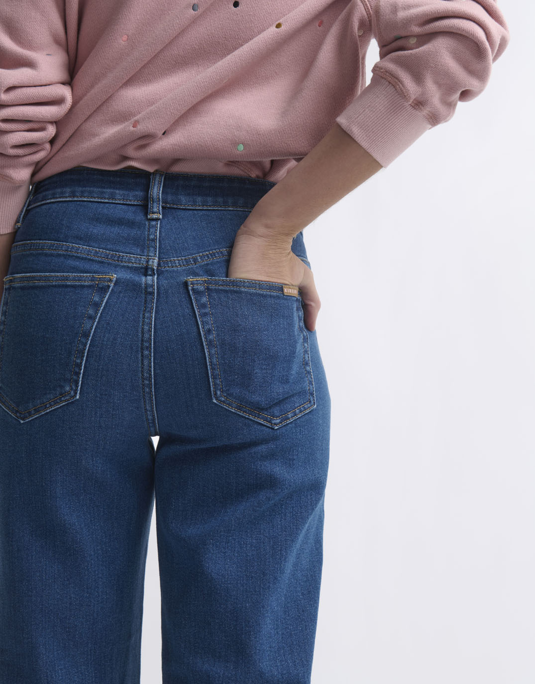 Freya Welt Pocket Jean - Brentwood Blue - Image 4