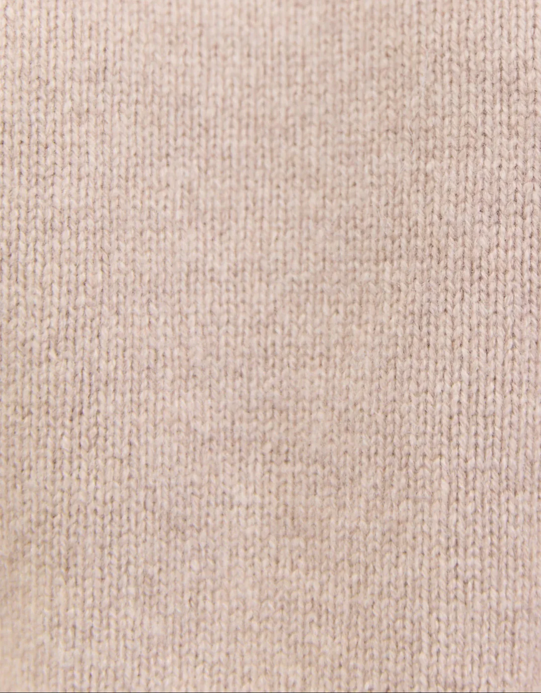Goddess Wool Cashmere Knit Tee - Oat - Image 5