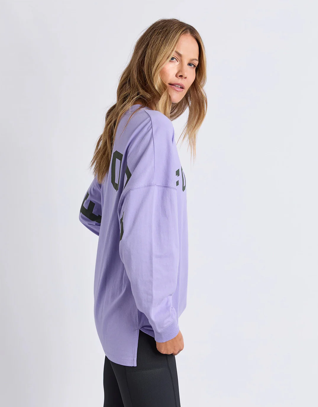 Interval Long Sleeve - Lavender / Khaki - Image 5