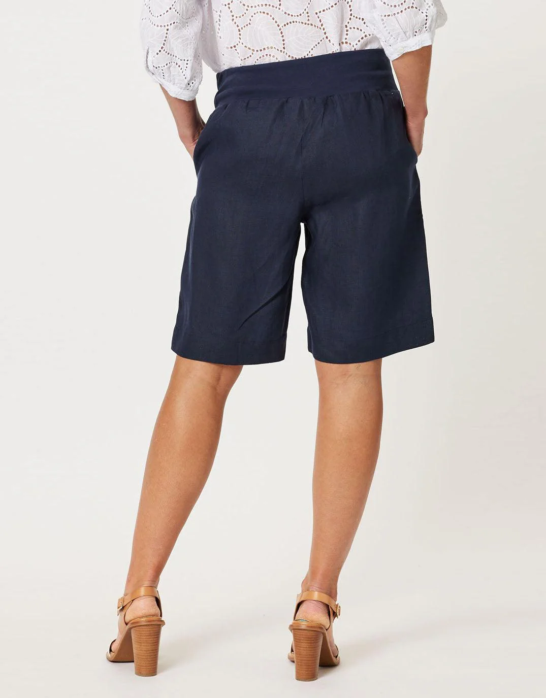Jersey Waist Short - Navy - Image 4