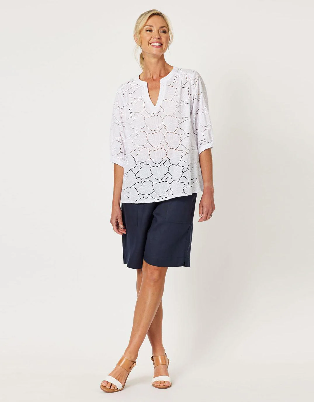 Jersey Waist Short - Navy - Image 5