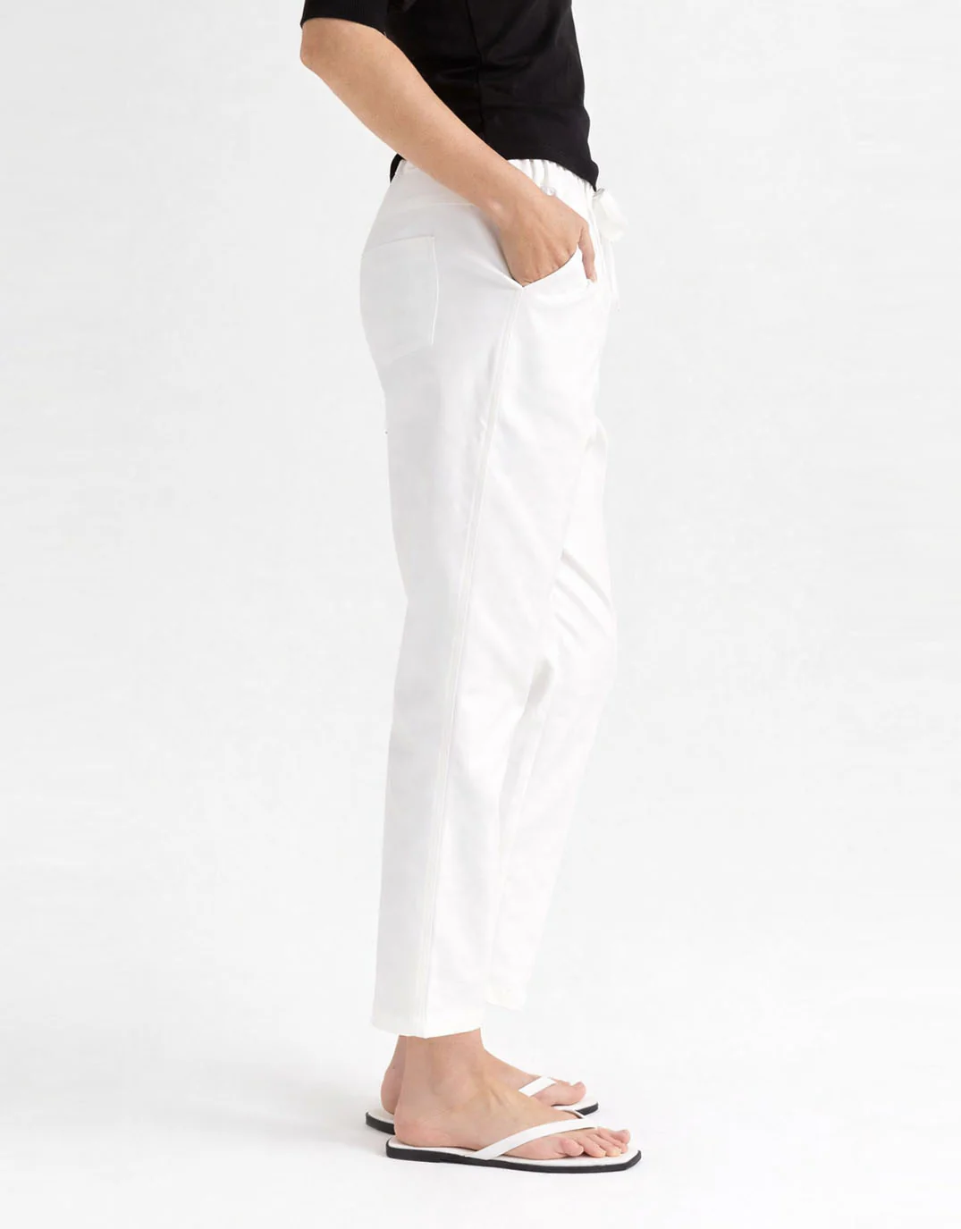 Kenzie Jogger - White - Image 2