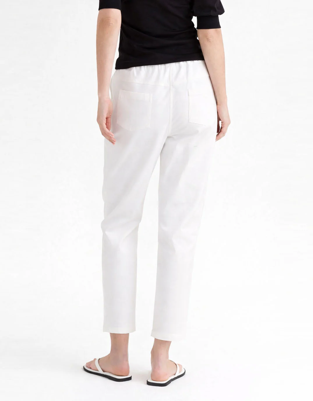 Kenzie Jogger - White - Image 3