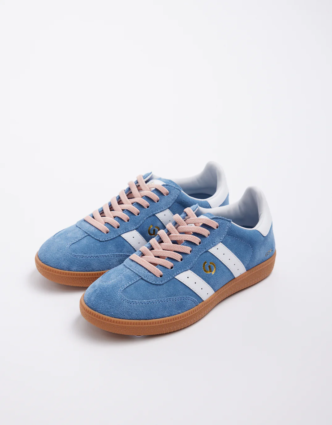 Parallel Suede Sneakers - Denim/Pink - Image 6