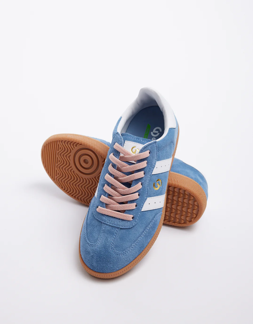 Parallel Suede Sneakers - Denim/Pink - Image 7