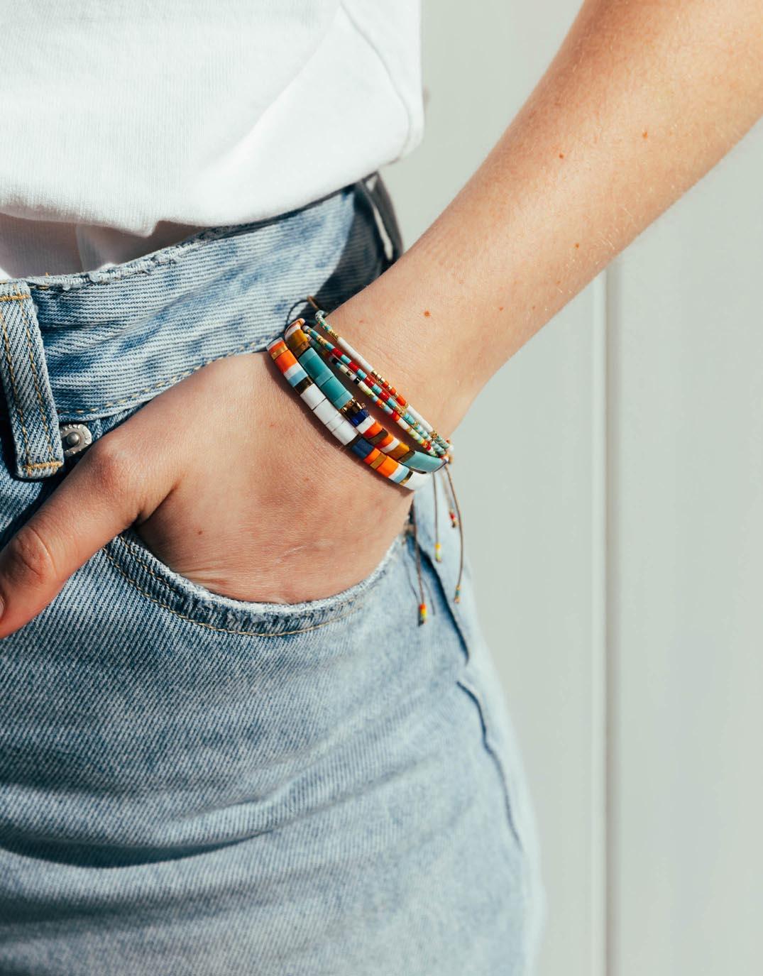 Santorini Bracelet - White - Image 3