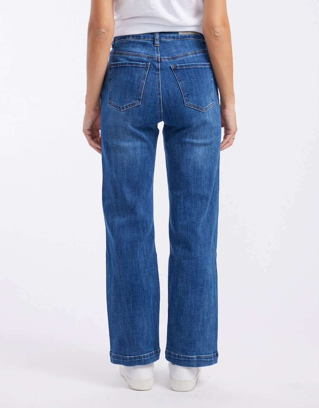 Stretch Straight Leg Jean - Dark Blue - Image 9