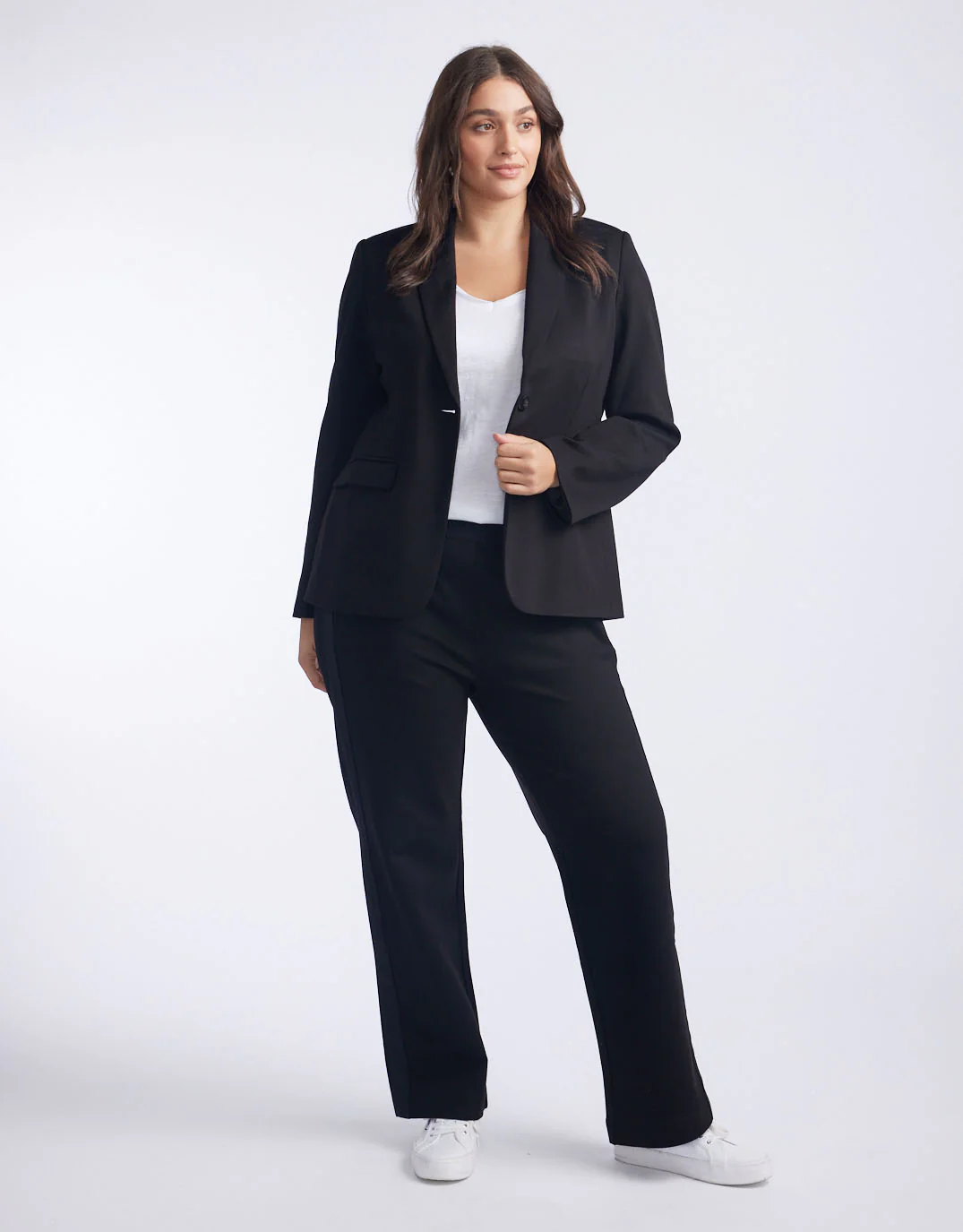 Timeless Ponte Blazer - Black - Image 13