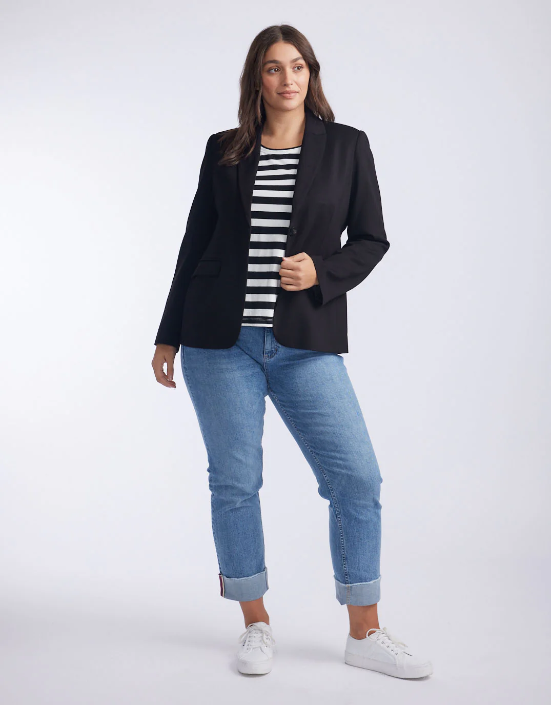 Timeless Ponte Blazer - Black - Image 14