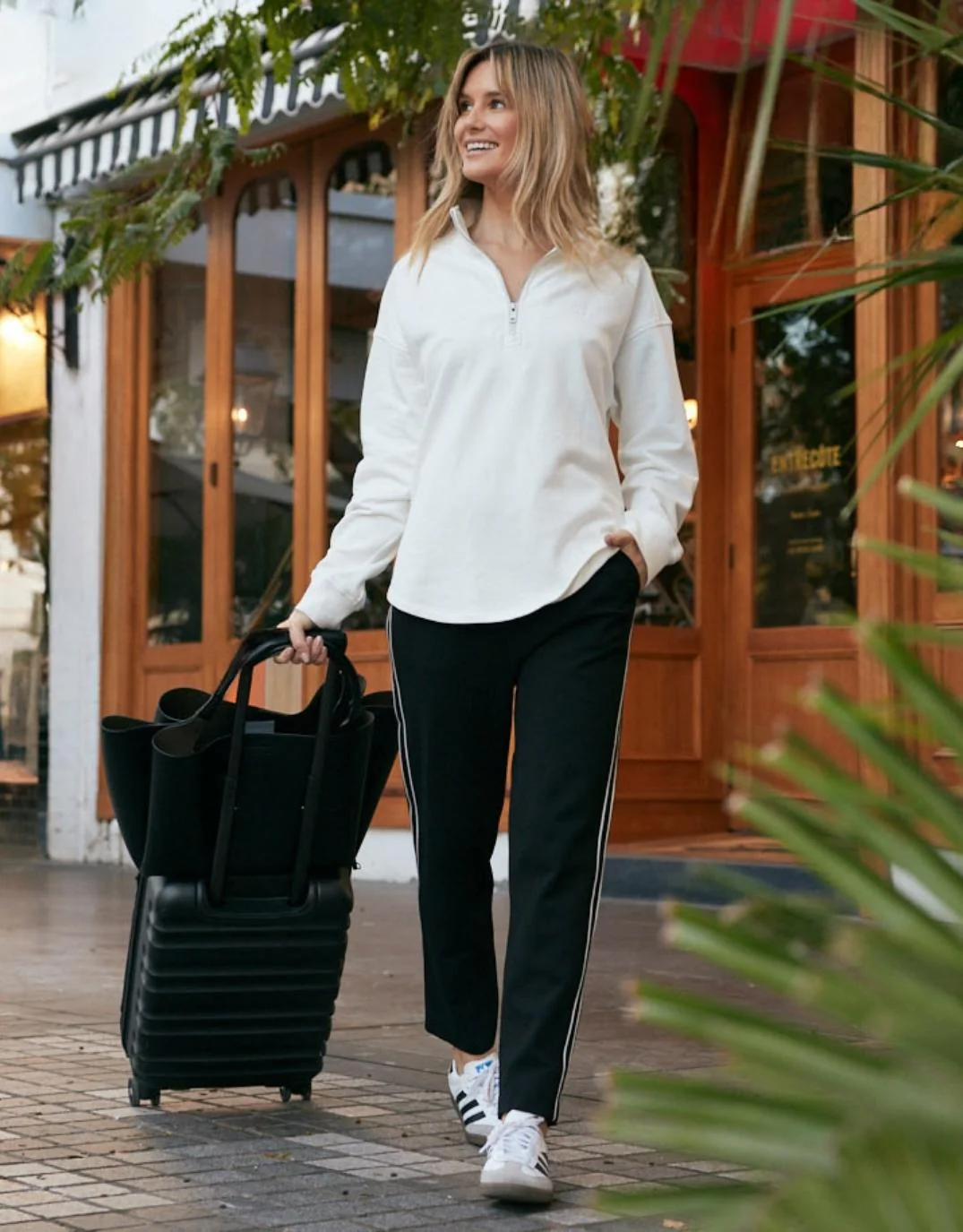 Unwind Half Zip Sweater - White - Image 16